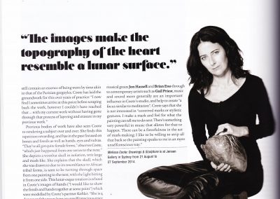 Melissa Art Collector magazine